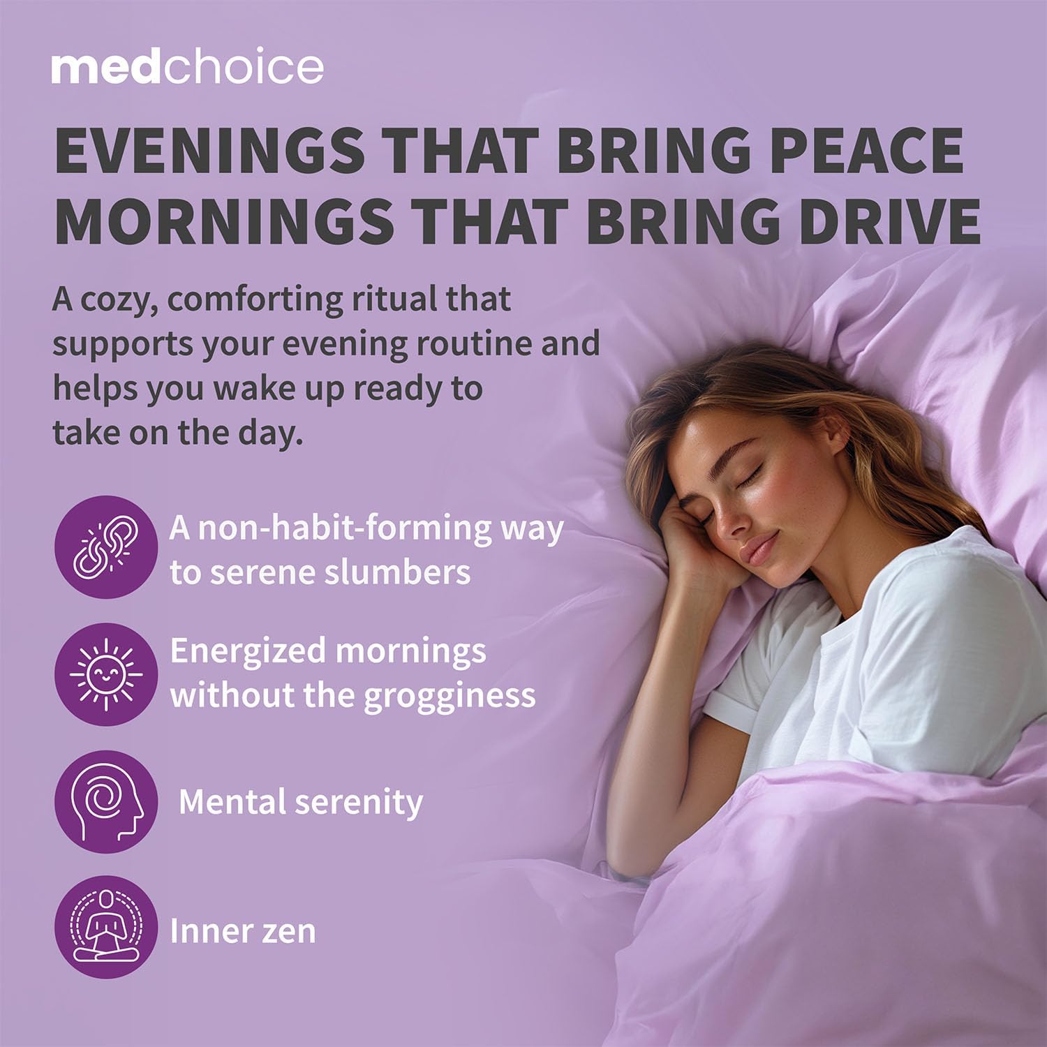 MEDCHOICE Methyl B Complex Capsules and Melatonin 90 Count - High Potency B Vitamin Supplement and Nightly Sleep Support for Daily Wellness and Restful Evenings