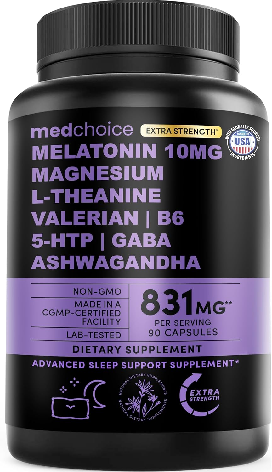 12-in-1 Melatonin Sleep Capsules - Extra Strength