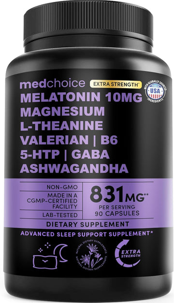 12-in-1 Melatonin Sleep Capsules - Extra Strength