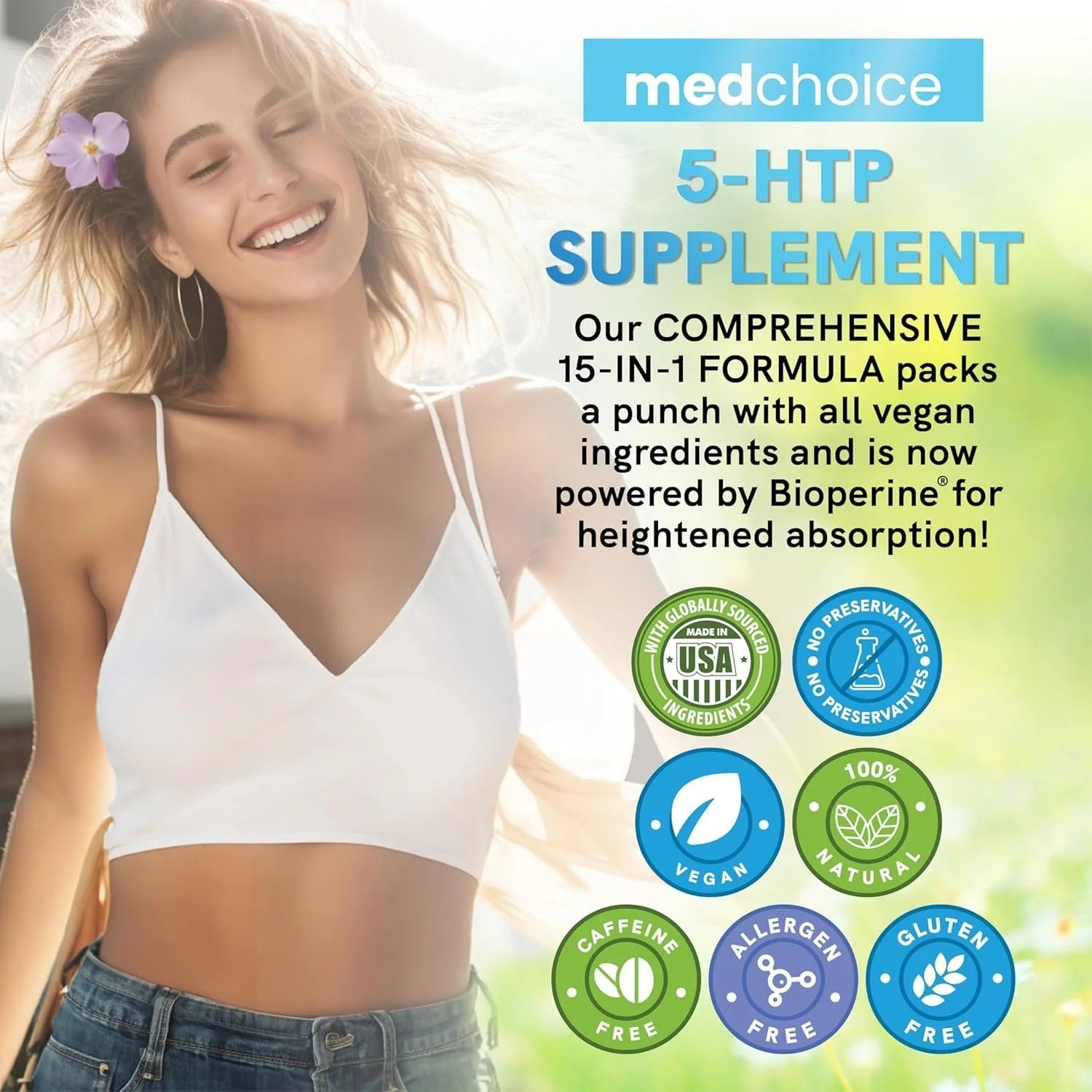 15-in-1 Mood Support Supplement - 5HTP - MedChoice
