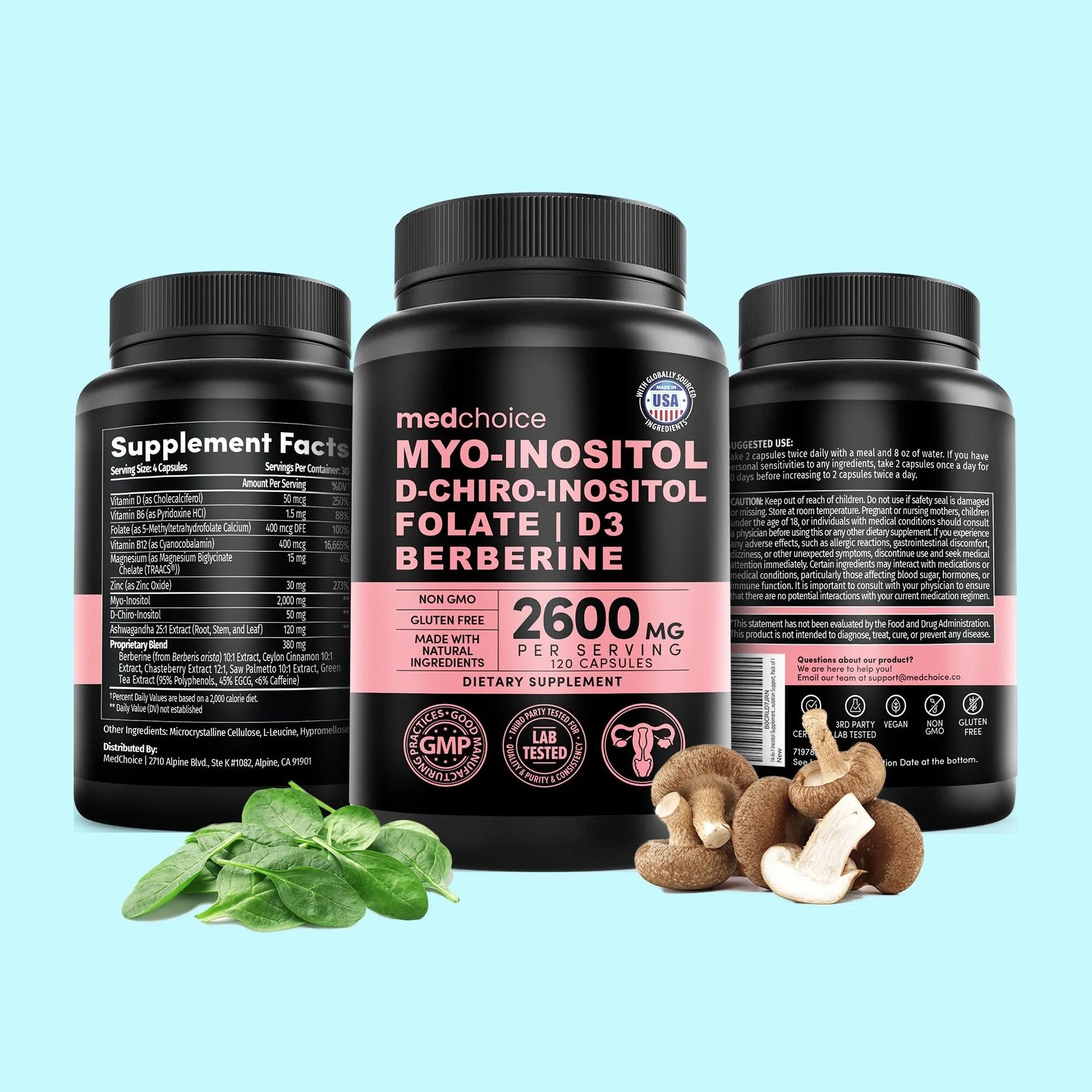 14-in-1 Myo-Inositol Support Supplement - MedChoice