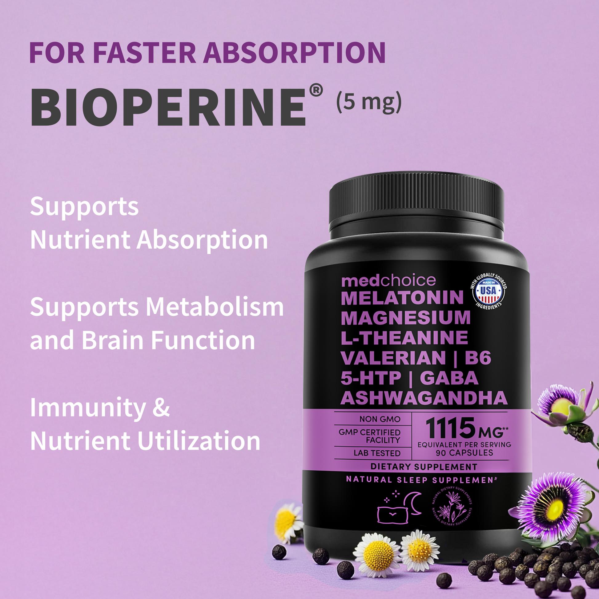 12-in-1 Melatonin Supplement - MedChoice