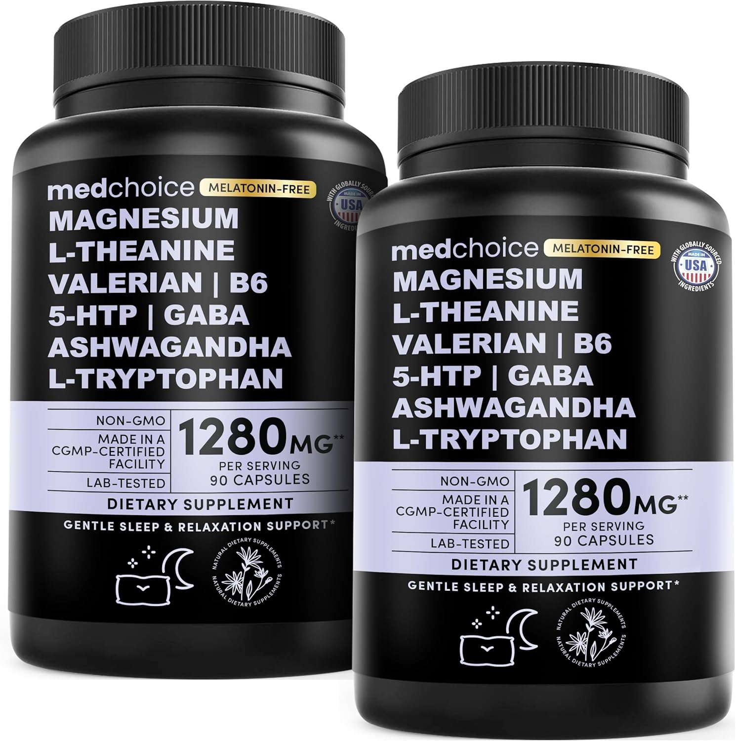 12-in-1 Sleep Support Capsules - Melatonin-Free