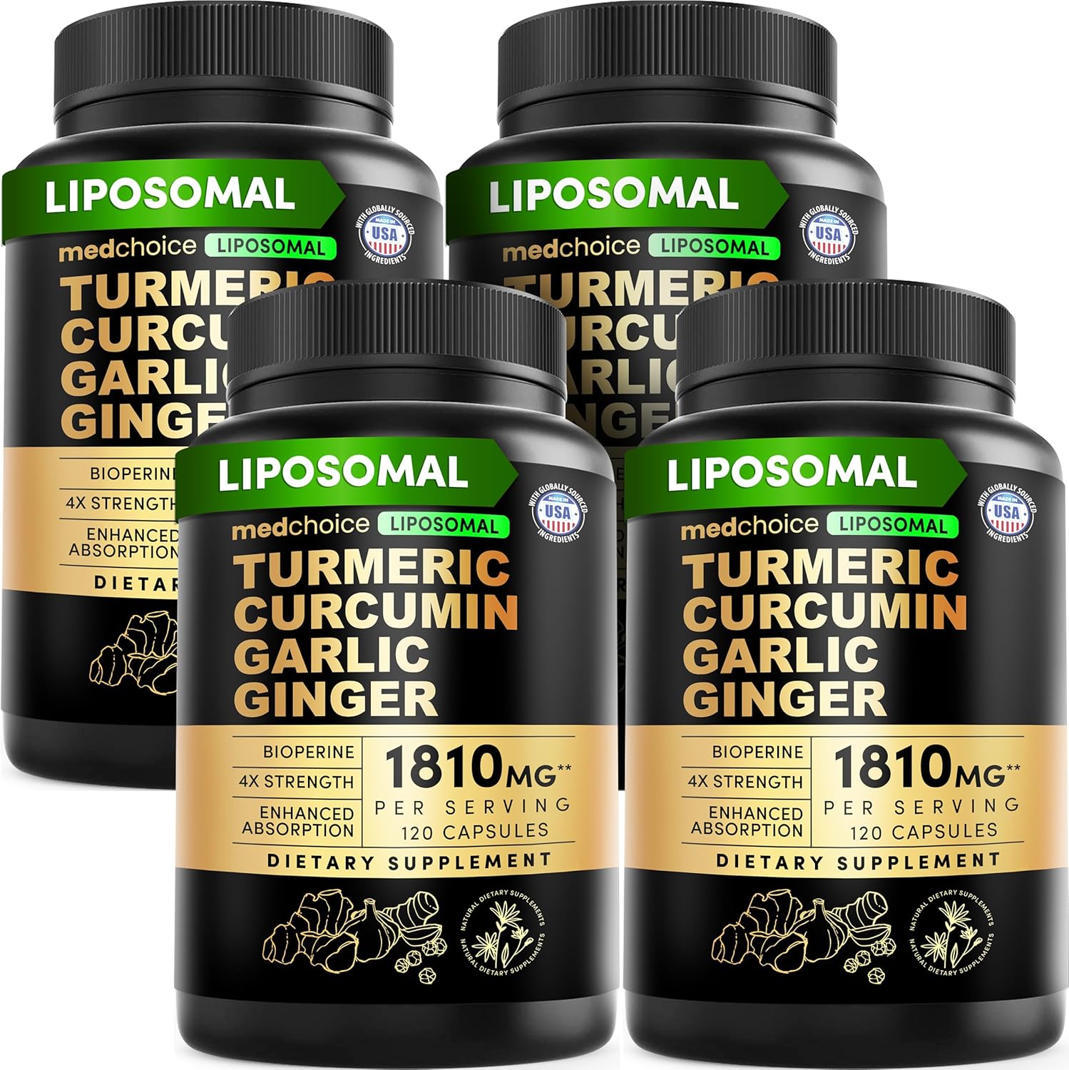 Liposomal Turmeric - High-Absorption Curcumin Supplements